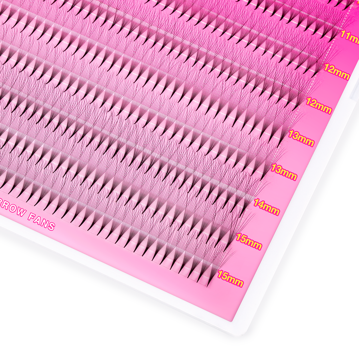 Volumen premiado 10D Extensiones de pestañas 320 Fans 16 Filas (pointy base)