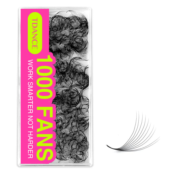10D Handmade Premade Volume Loose Fans Pointy Base(1000 Fans)