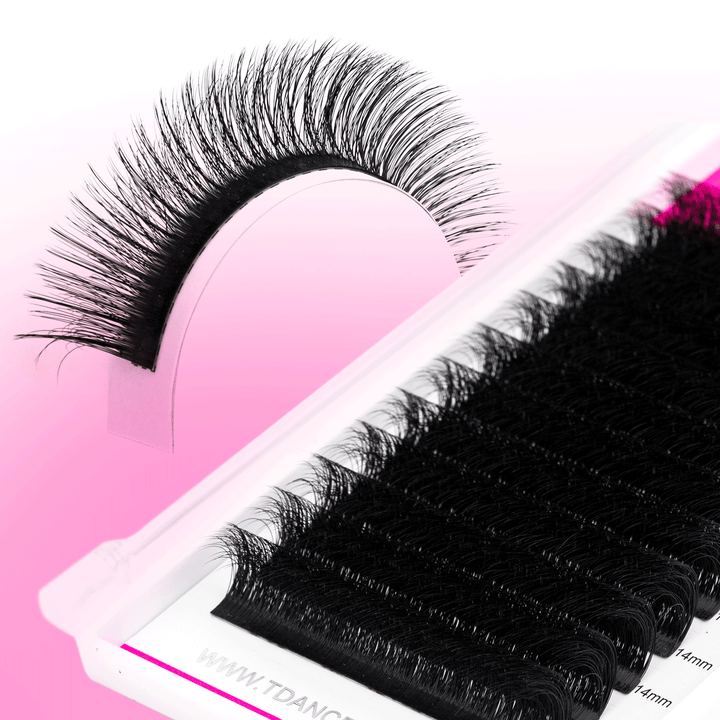 0.07MM 3D Layered Fluffy Easy Fan Volume Eyelash Extensions TDANCE 4