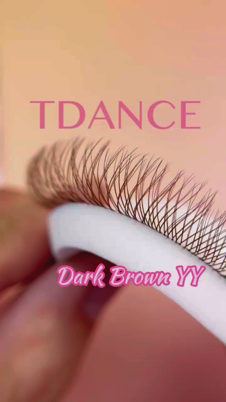 Dark Brown 0.07MM YY Volume Lashes