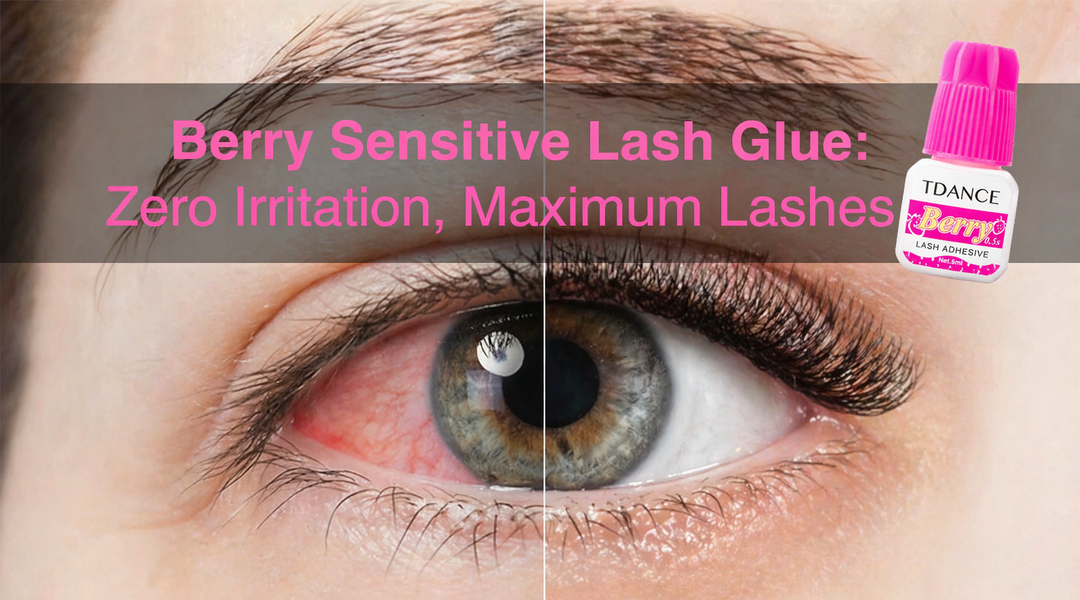TDANCE Berry Sensitive Lash Glue: Zero Irritation, Maximum Lashes