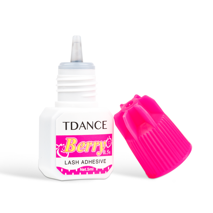 0.5-1 Second Berry Eyelash Extension Glue - TDANCE