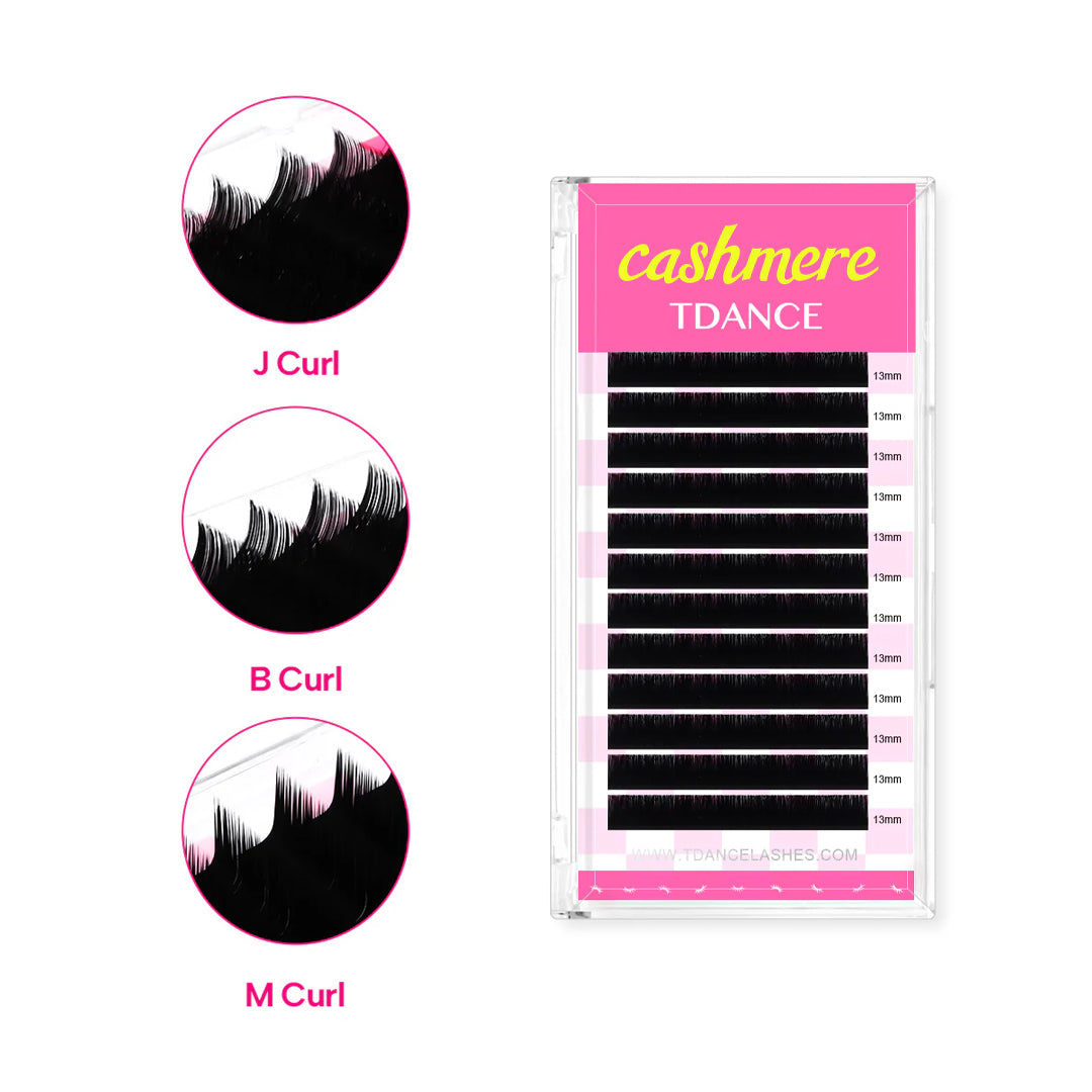 B/J/M/L/LD Curl Cashmere Volume Eyelash Extensions
