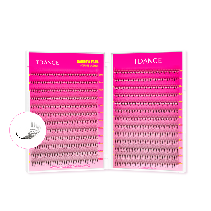 Volumen premiado 10D Extensiones de pestañas 320 Fans 16 Filas (pointy base)