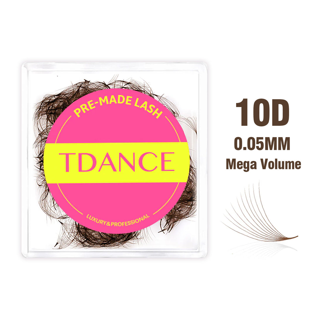 10D Dark Brown Promade 500 Loose Fans