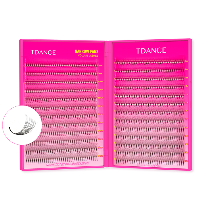 10D Narrow Promade Eyelash Extensions Ultra 1000 Fans