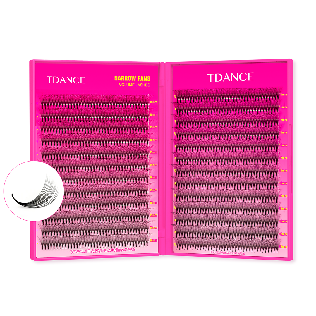 16D Narrow Promade Eyelash Extensions Ultra 1000 Fans