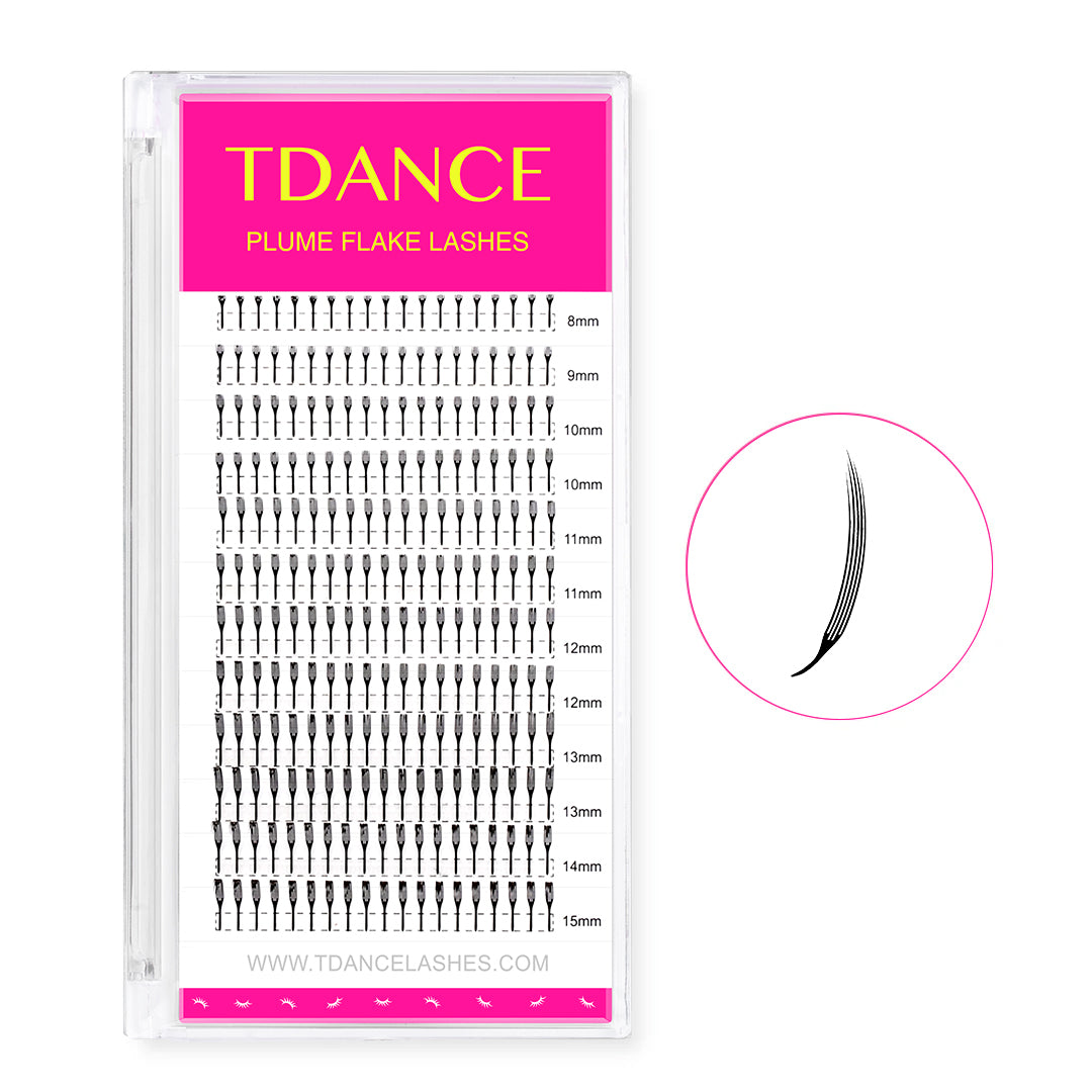 TDANCE 0.07MM Narrow Wispy Anime Lashes 12Rows