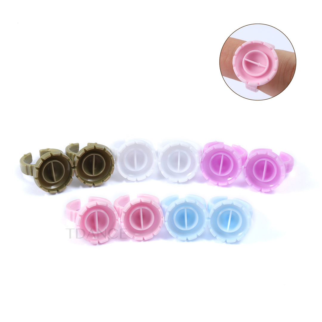 Round-Shaped Blooming Glue Cup (100pieces/pack) TDANCE