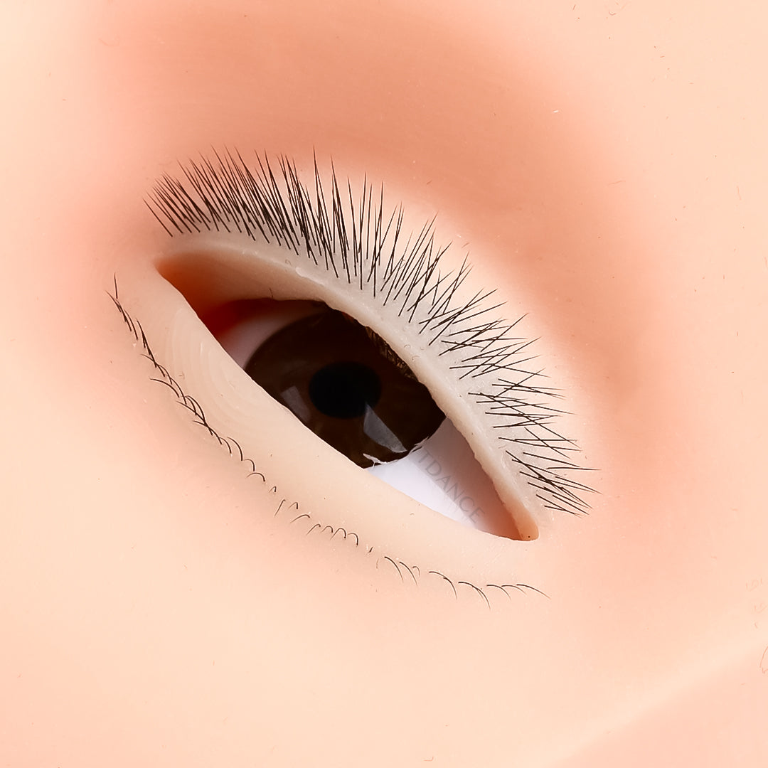 Simulated Silicone Lash Mannequin Heads TDANCE 3