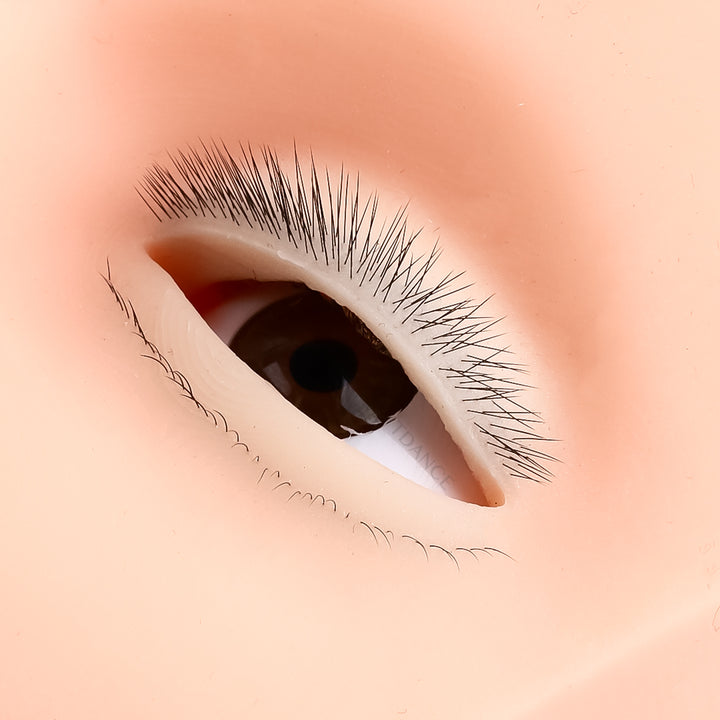Simulated Silicone Lash Mannequin Heads TDANCE 3
