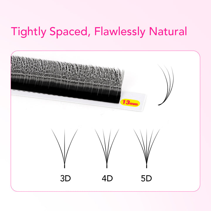 V-Shape W / V-W 3D Narrow Lashes TDANCE