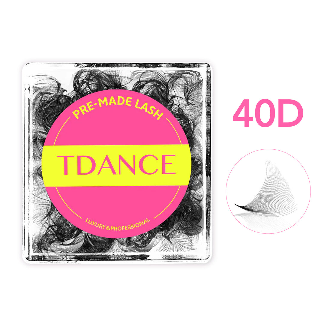 Handmade Premade Volume Loose Fans Pointy Base  TDANCE