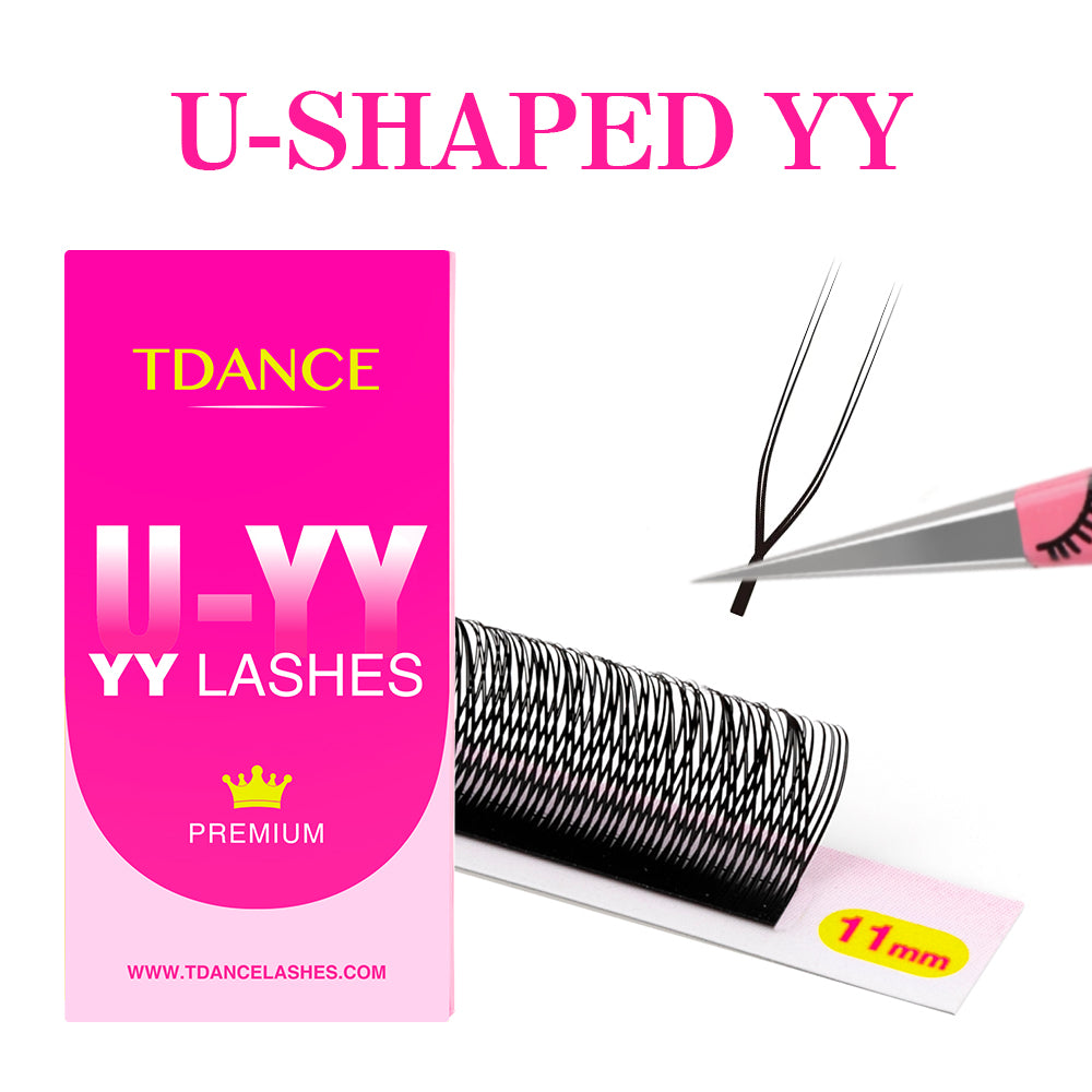 0.07MM U-Shape YY / U-Y Volume Lashes TDANCE