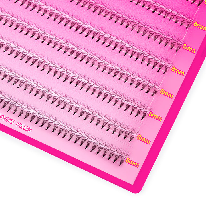 6D Narrow Promade Eyelash Extensions Ultra 1000 Fans