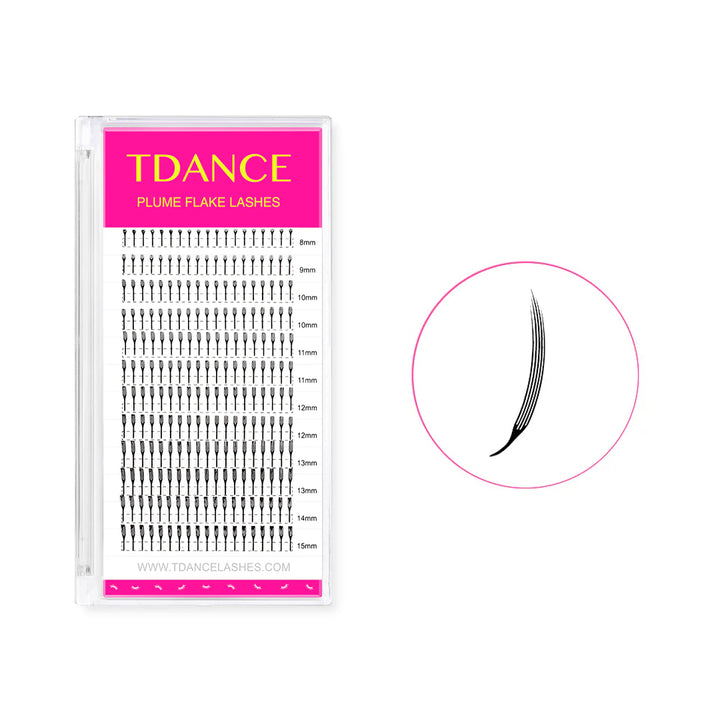 TDANCE 0.07MM Narrow Wispy Anime Lashes 12Rows