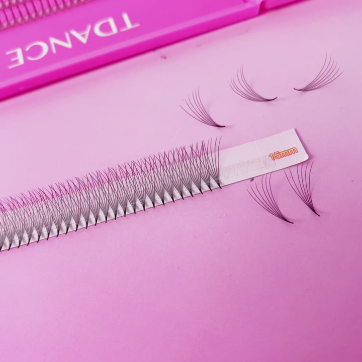 Narrow Promade Eyelash Extensions Ultra 1000 Fans